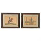 ANTIQUE PAIR OF 18C FRENCH EQU