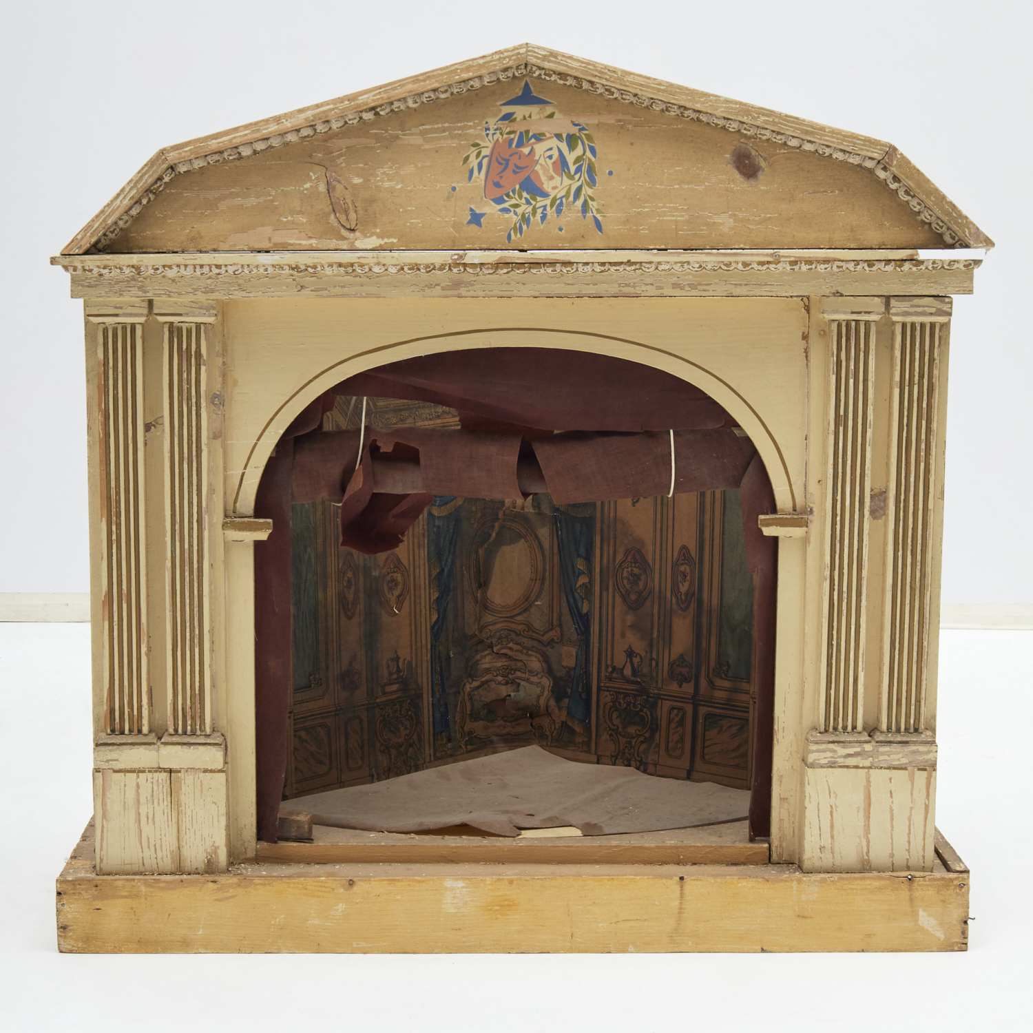 ANTIQUE PAPER DOLL THEATER, ATTRIB.