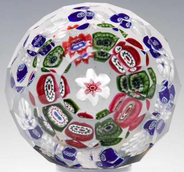 ANTIQUE PAPERWEIGHT WITH