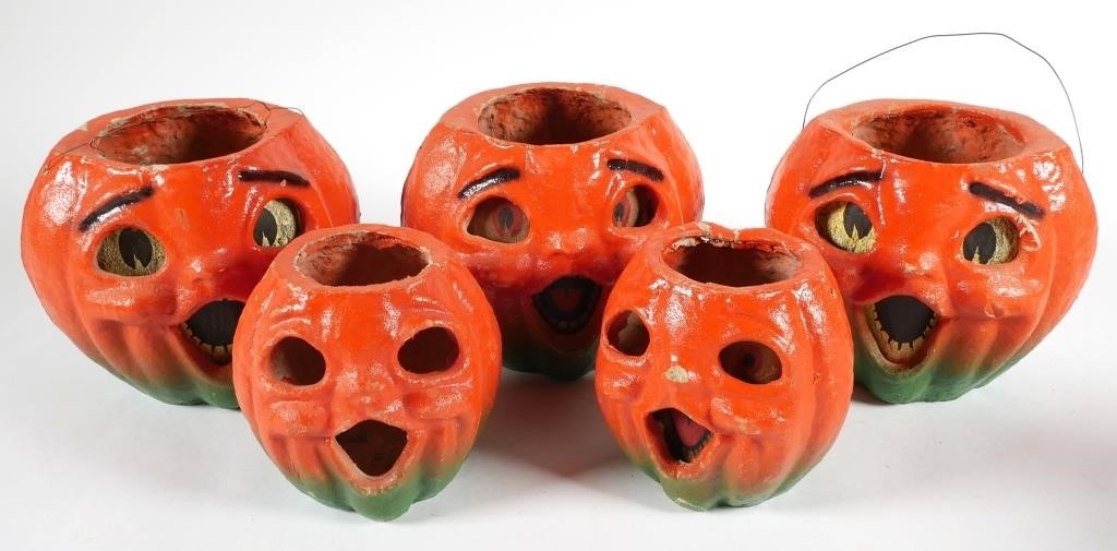 ANTIQUE PAPIER MACHE HALLOWEEN