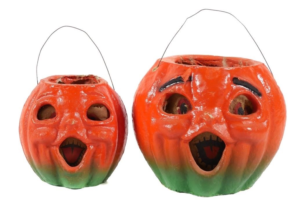 ANTIQUE PAPIER MACHE HALLOWEEN