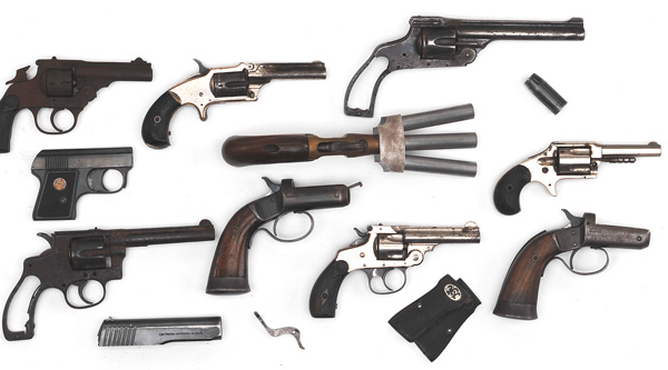 Antique Parts Pistols Lot of Ten