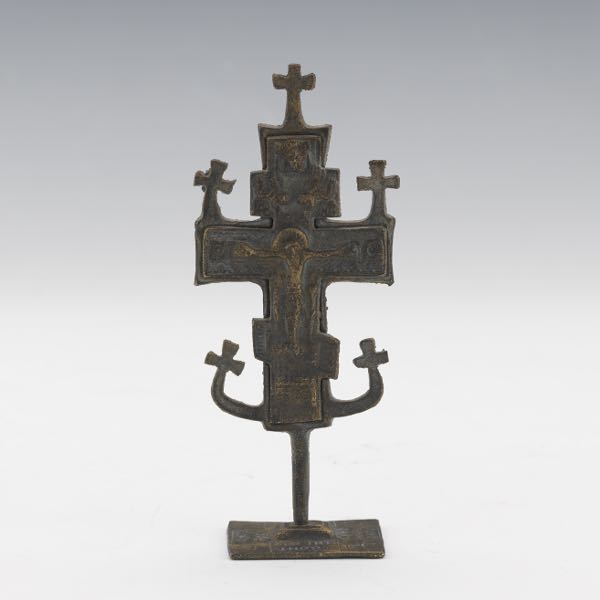 ANTIQUE PATINATED BRASS ORTHODOX