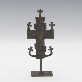 ANTIQUE PATINATED BRASS ORTHOD