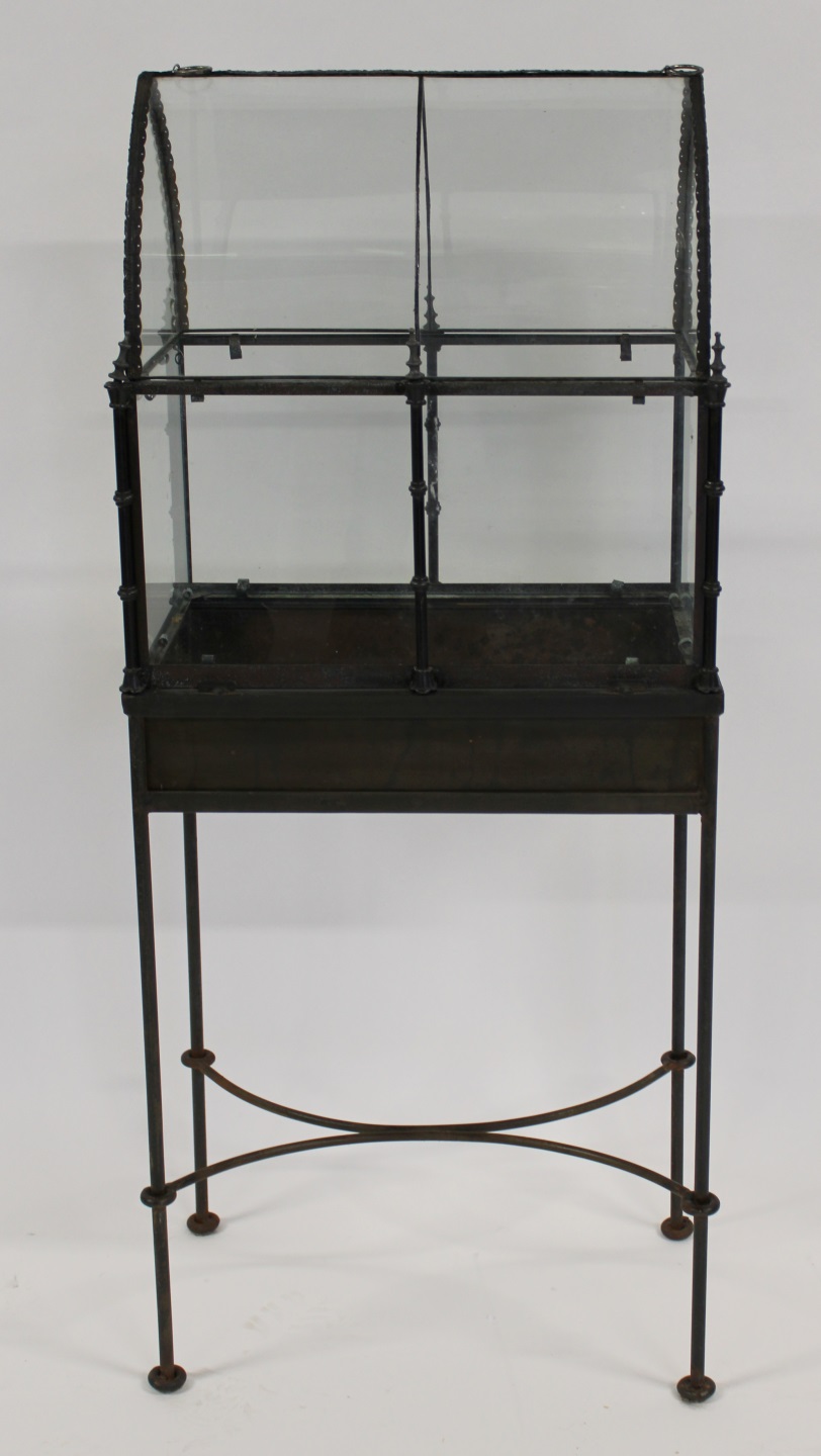 ANTIQUE PATINATED STEEL & DOME