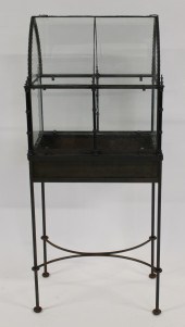 ANTIQUE PATINATED STEEL & DOME
