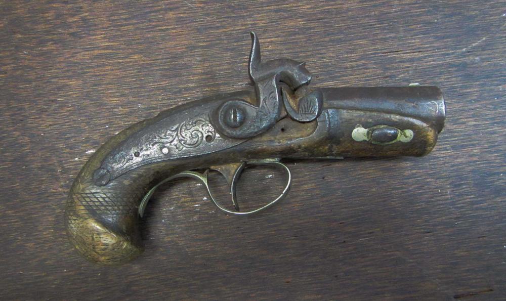 ANTIQUE PERCUSSION DERRINGER,