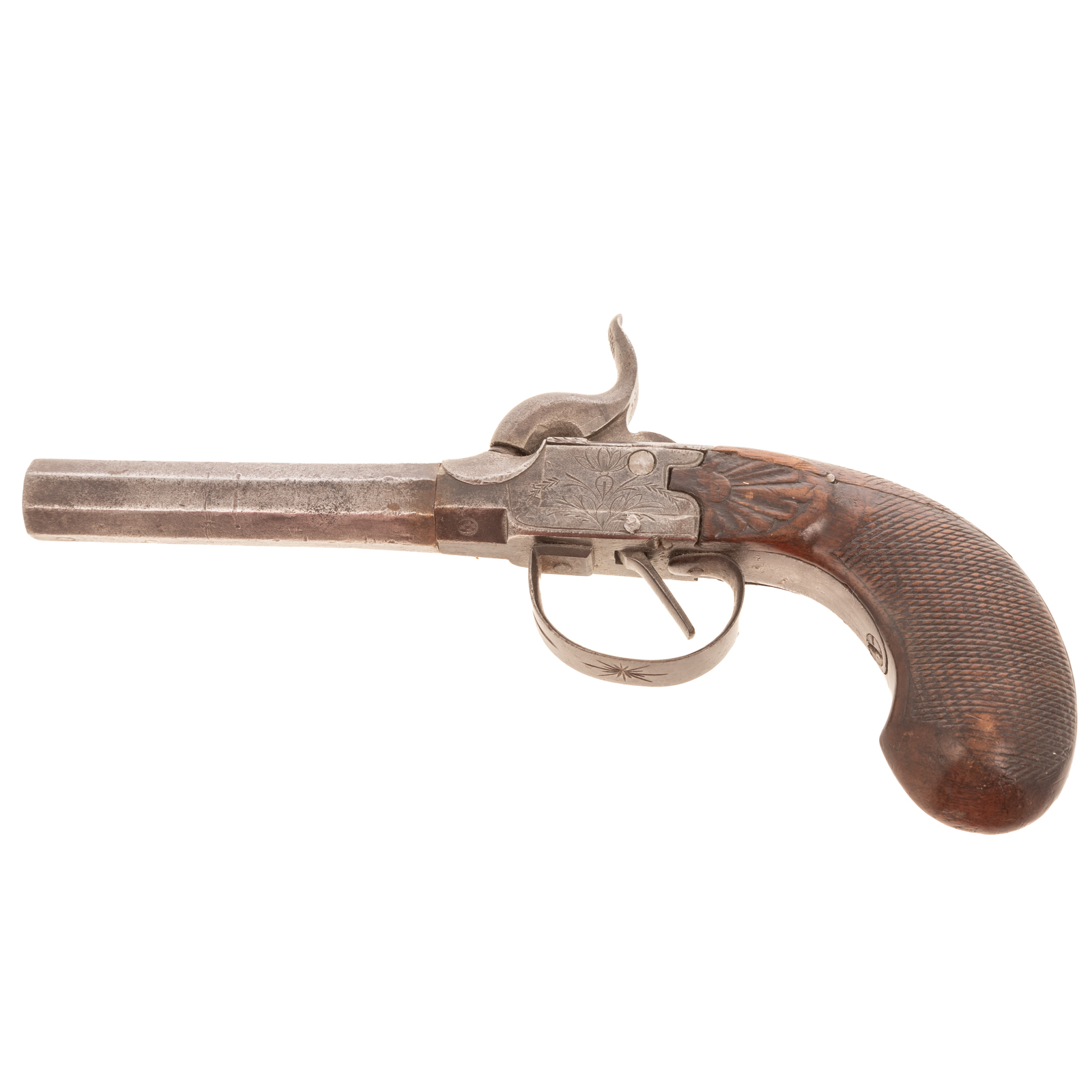 ANTIQUE PERCUSSION PISTOL 3 3/4 "