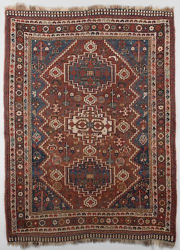 ANTIQUE PERSIAN AFSHAR AREA