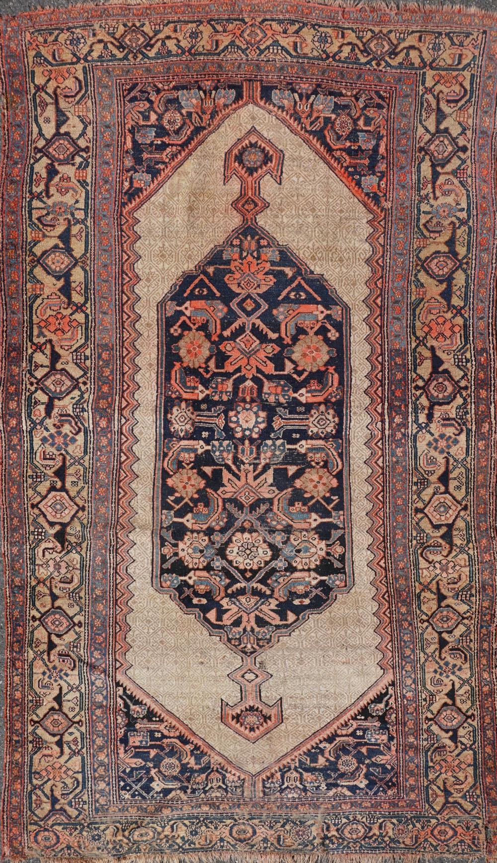 ANTIQUE PERSIAN FARAHAN HAND