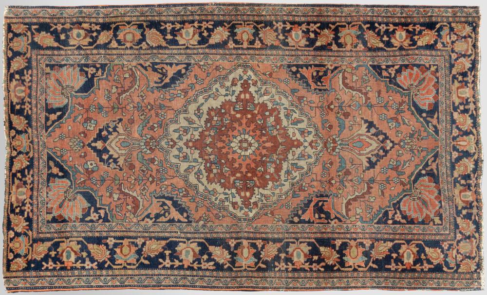 ANTIQUE PERSIAN FARAHAN SAROUK HAND