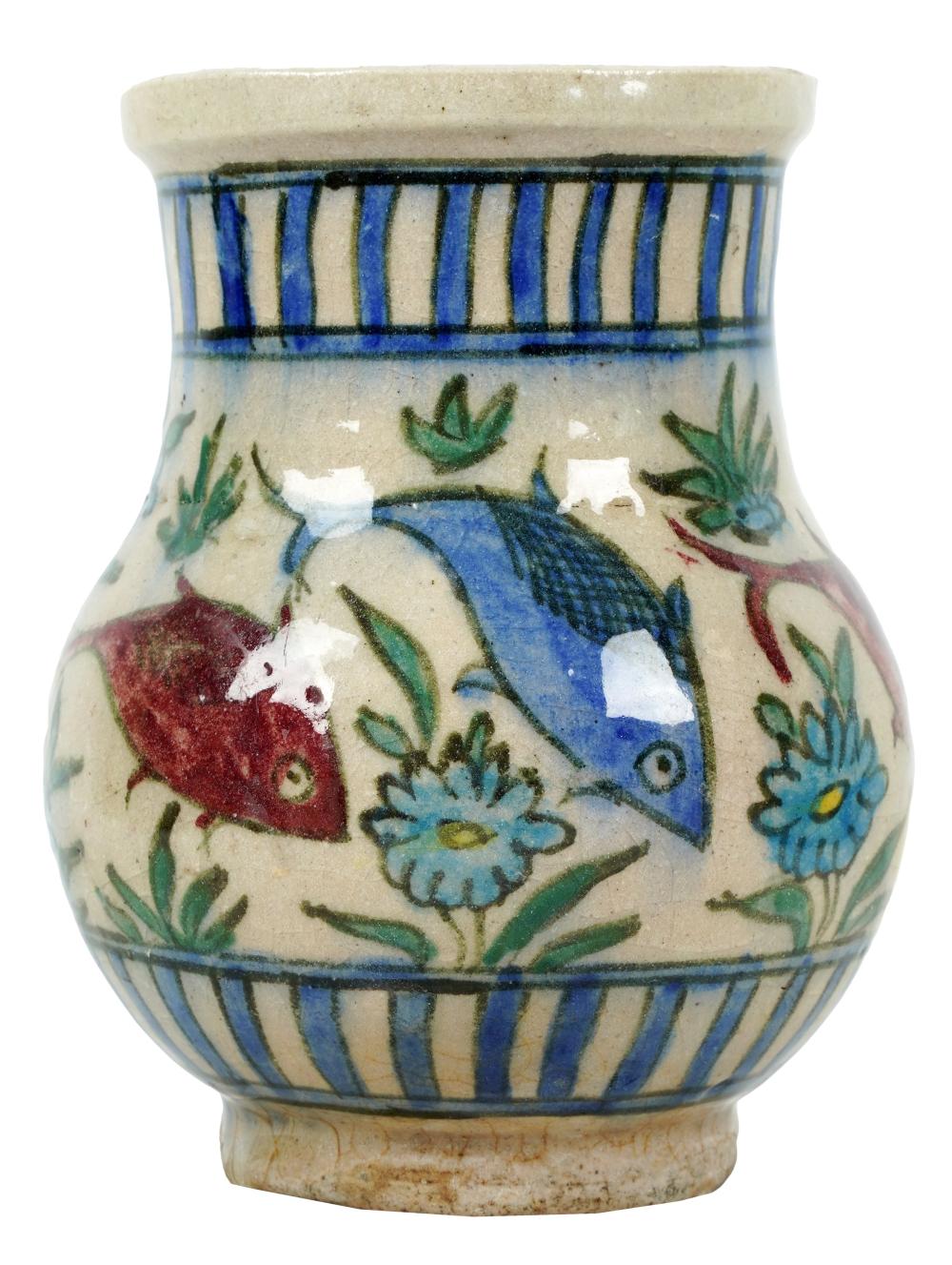 ANTIQUE PERSIAN GLAZED POTTERY