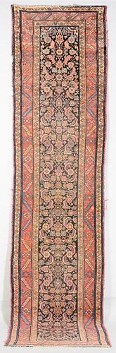 ANTIQUE PERSIAN HAMADAN RUNNER, 13'