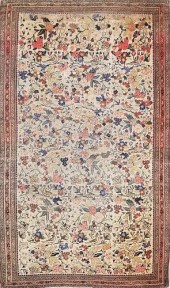 ANTIQUE PERSIAN HAND KNOTTED F