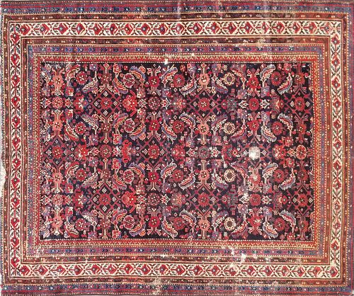 ANTIQUE PERSIAN HAND KNOTTED