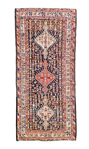 ANTIQUE PERSIAN HAND KNOTTED
