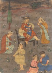 ANTIQUE PERSIAN ILLUMINATED MA