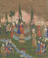 ANTIQUE PERSIAN ILLUMINATED MA