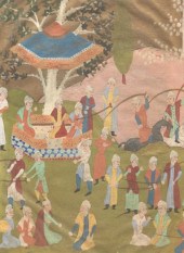 ANTIQUE PERSIAN ILLUMINATED MA