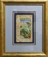 ANTIQUE PERSIAN ILLUSTRATED MA