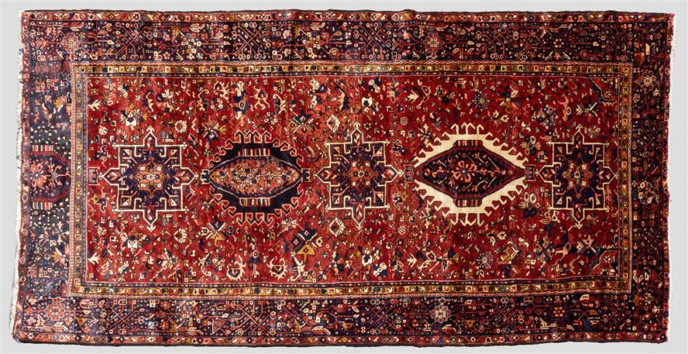 ANTIQUE PERSIAN KARAJAH WOOL