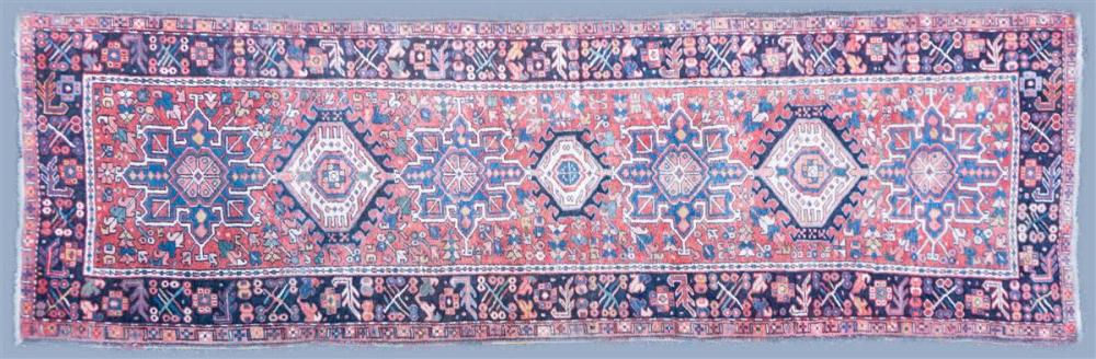 ANTIQUE PERSIAN KARAJEH WOOL