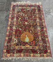 ANTIQUE PERSIAN KERMAN RUG, PE