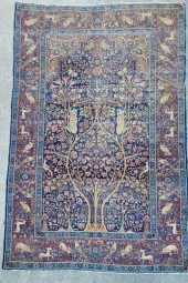 ANTIQUE PERSIAN KERMAN TREE OF