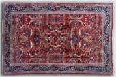 ANTIQUE PERSIAN MAHAL HAND KNO