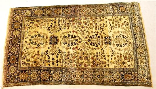 Antique Persian Sarouk 4' x 6' 5''