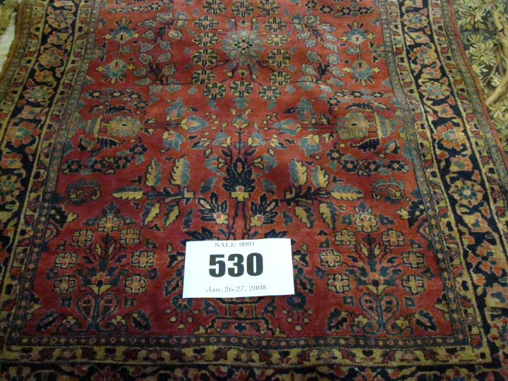 Antique Persian Sarouk Carpet, 