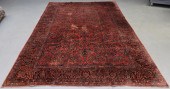 ANTIQUE PERSIAN SAROUK RUG Mid