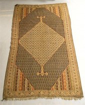 Antique Persian Senna Kilim  4