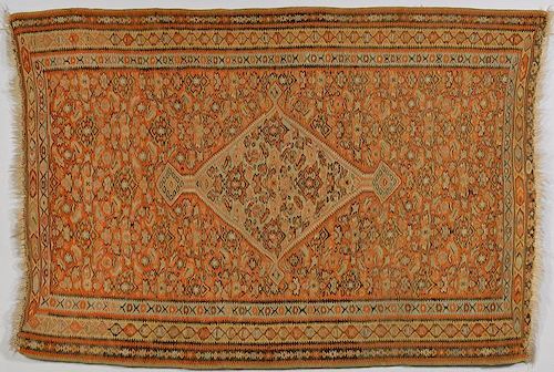 ANTIQUE PERSIAN SENNEH KILIM, C.