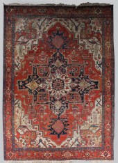 ANTIQUE PERSIAN SERAPI WOOL RU