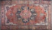 ANTIQUE PERSIAN SERAPI WOOL RU