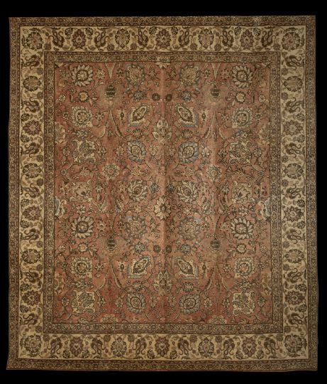 Antique Persian Tabriz Carpet,  11'