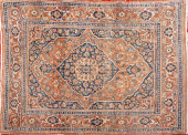 ANTIQUE PERSIAN TABRIZ RUG<br>