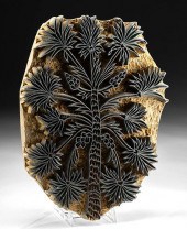 ANTIQUE PERSIAN WOOD STAMP W/