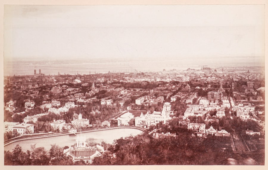 ANTIQUE PHOTOGRAPH OF MONTREAL "VUE