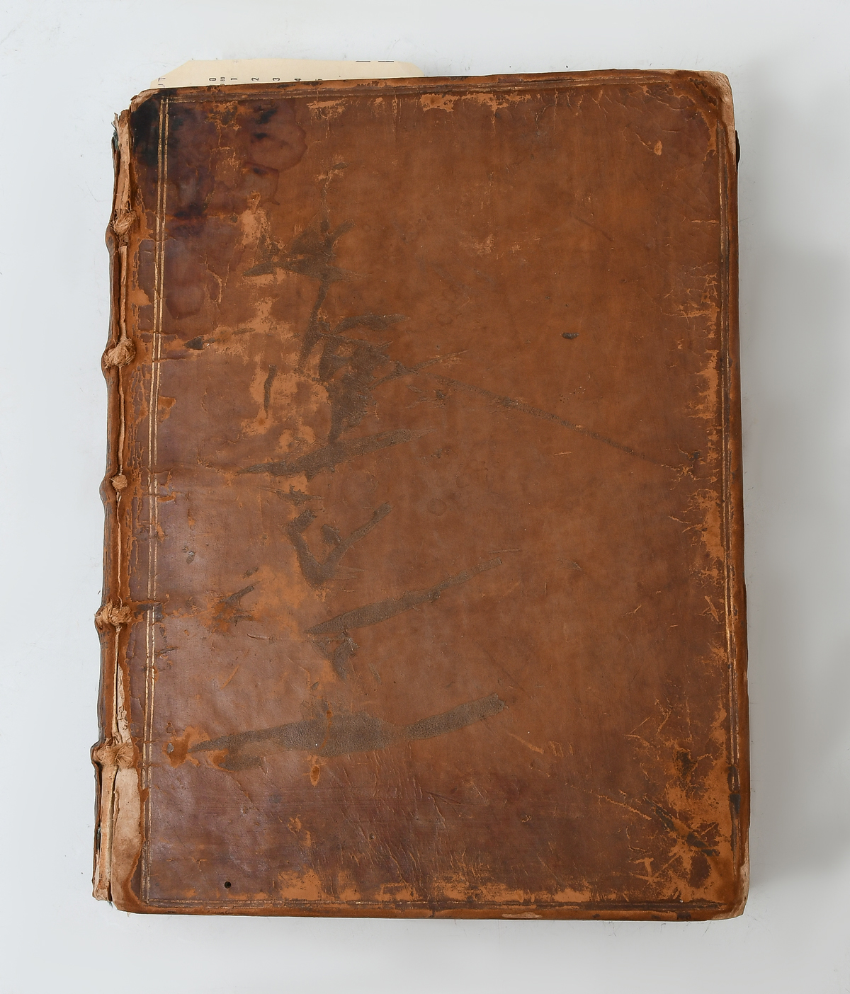 ANTIQUE ''PHYSICA METAPHY'' LEATHER