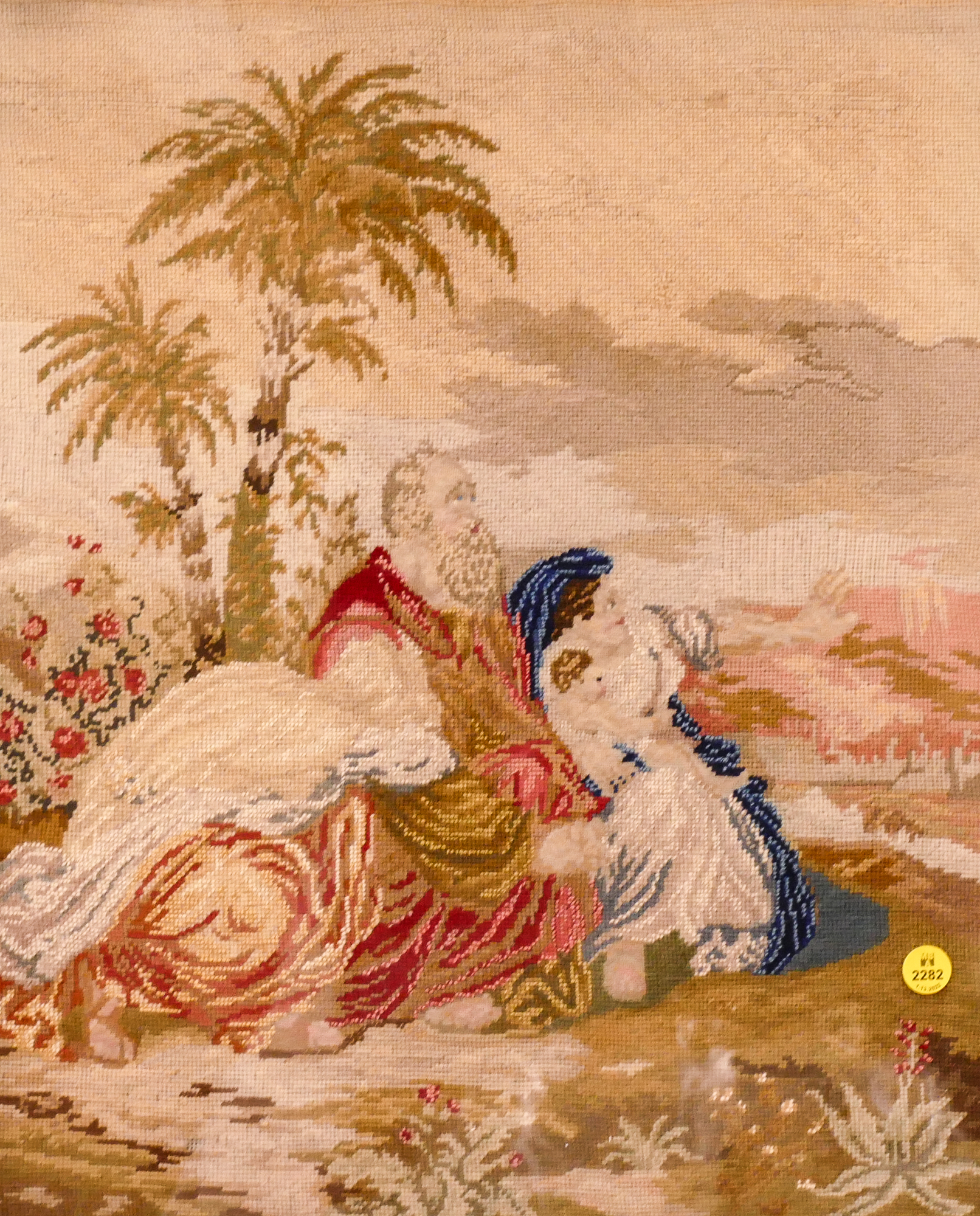 Antique Pictorial Embroidery