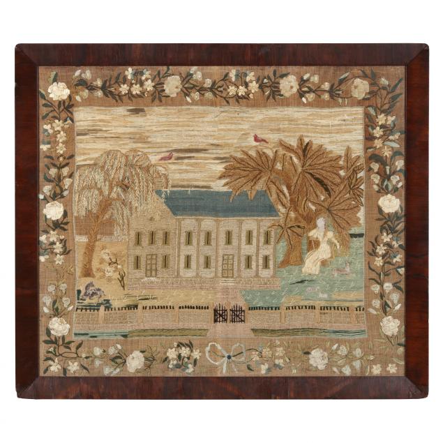 ANTIQUE PICTORIAL NEEDLEWORK,