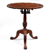 ANTIQUE PIE CRUST EDGED TILT T