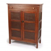 ANTIQUE PIE SAFE WITH 12 PUNCH