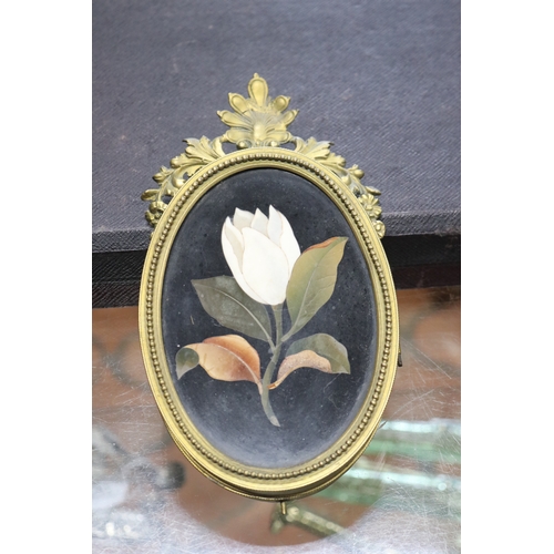Antique Pietra Dura and bronze
