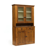 ANTIQUE PINE FLAT-WALL CUPBOAR