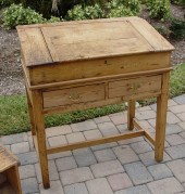ANTIQUE PINE LIFT TOP TEACHERS
