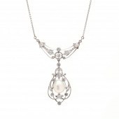 ANTIQUE PLATINUM, DIAMOND, AND