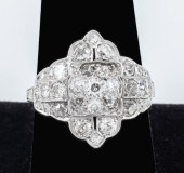 ANTIQUE PLATINUM DIAMOND RING